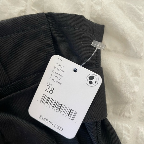 Boyish X Free People black paperbag fray hem pants - Picture 7 of 13